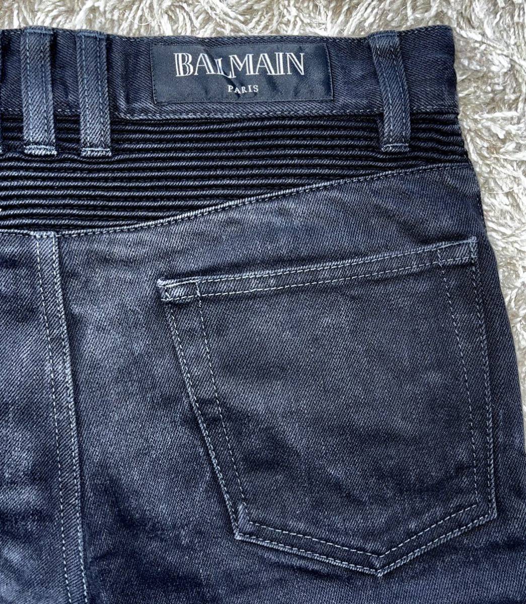 オックスフォードブルー 新品 BALMAIN ジーンズ デニム パンツ