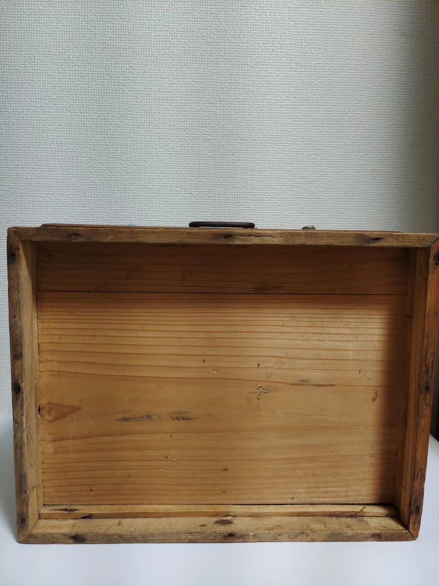 昭和レトロ 無垢材 木製 時代品 薬箱 引き出し 民芸家具 小物入れ 収納