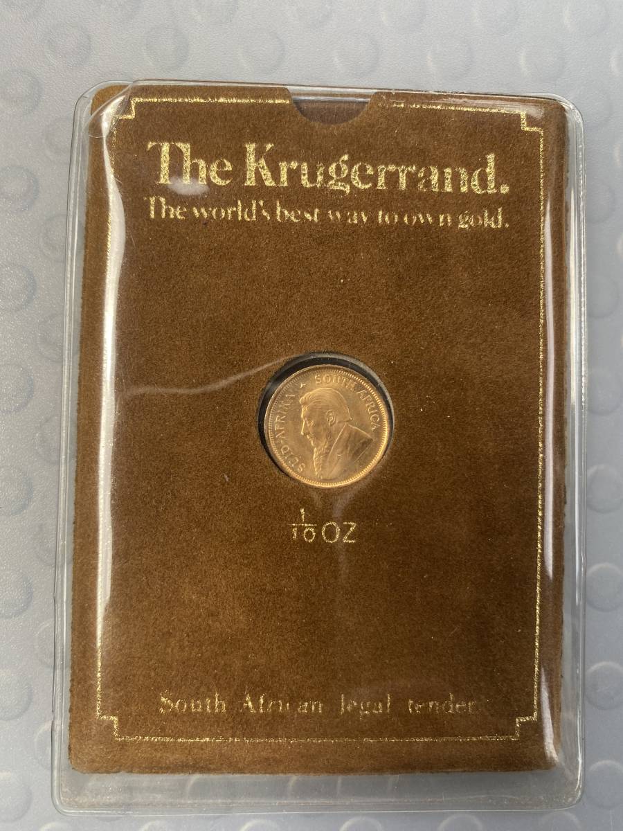 The Krugerrand 金貨クルーガーランドコイン 1/10オンス ケース入