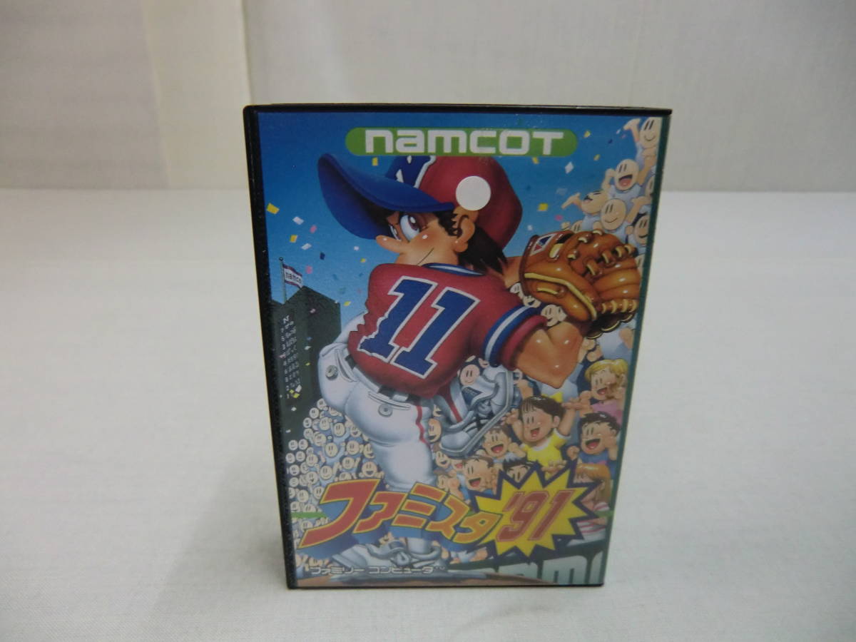 ファミスタ’９１ 三拍子そろったプロ野球ゲームだぜ！！１９９０ ㈱ナムコ ［任天堂］ ファミリーコンピュータ