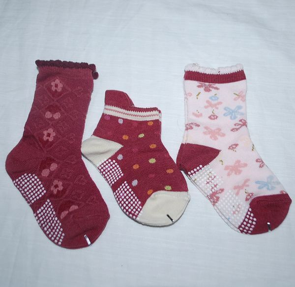 13/15cm knee-high socks 1* crew socks 4 socks 5 pairs set cotton .