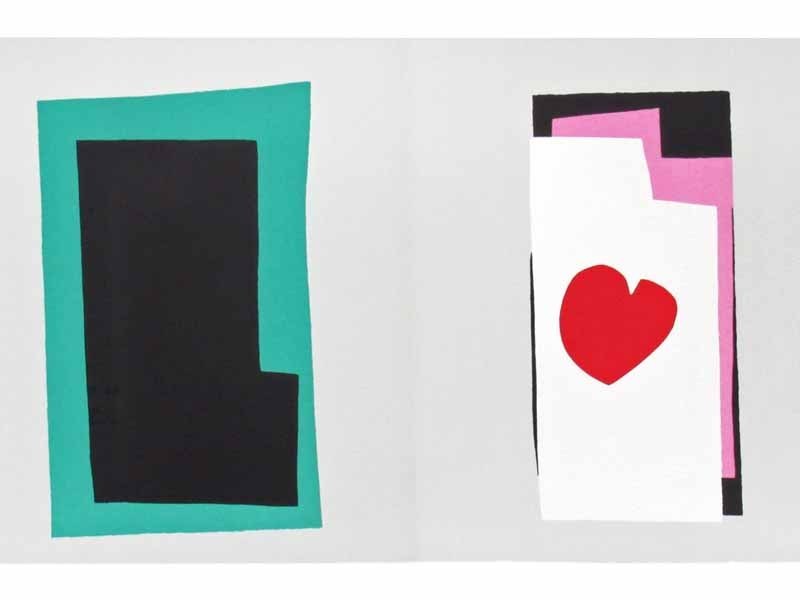 【GINZA絵画館】アンリ・マティス リトグラフ版画「心」ジャズより・シート・楽しめます！