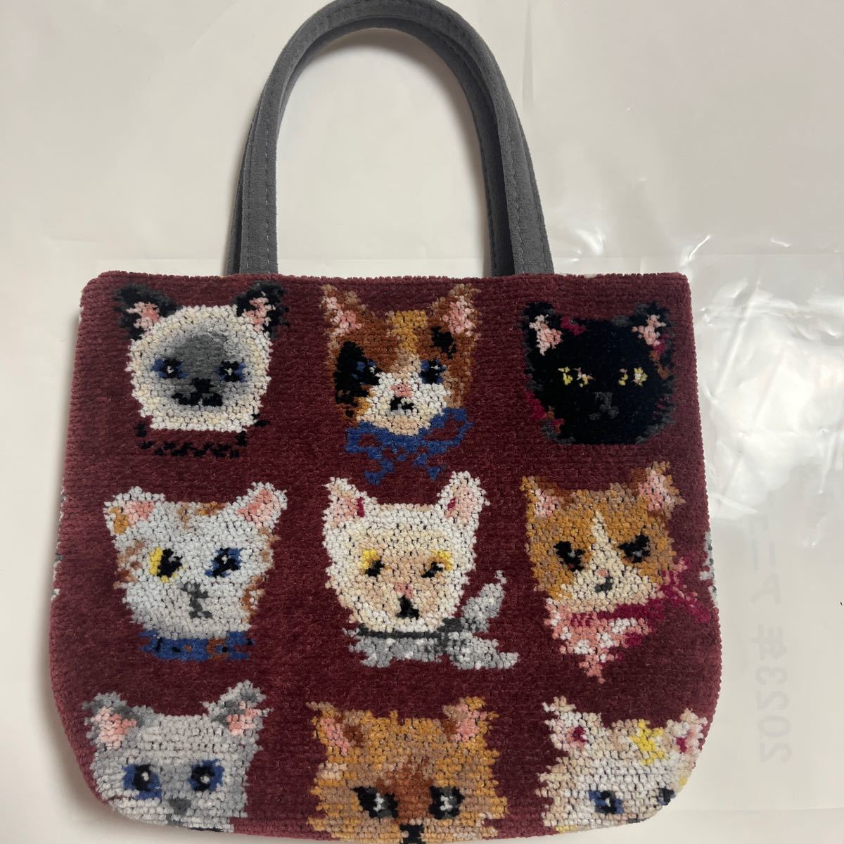 フェイラー ラブラリーキャッツ ミニ トートバッグ