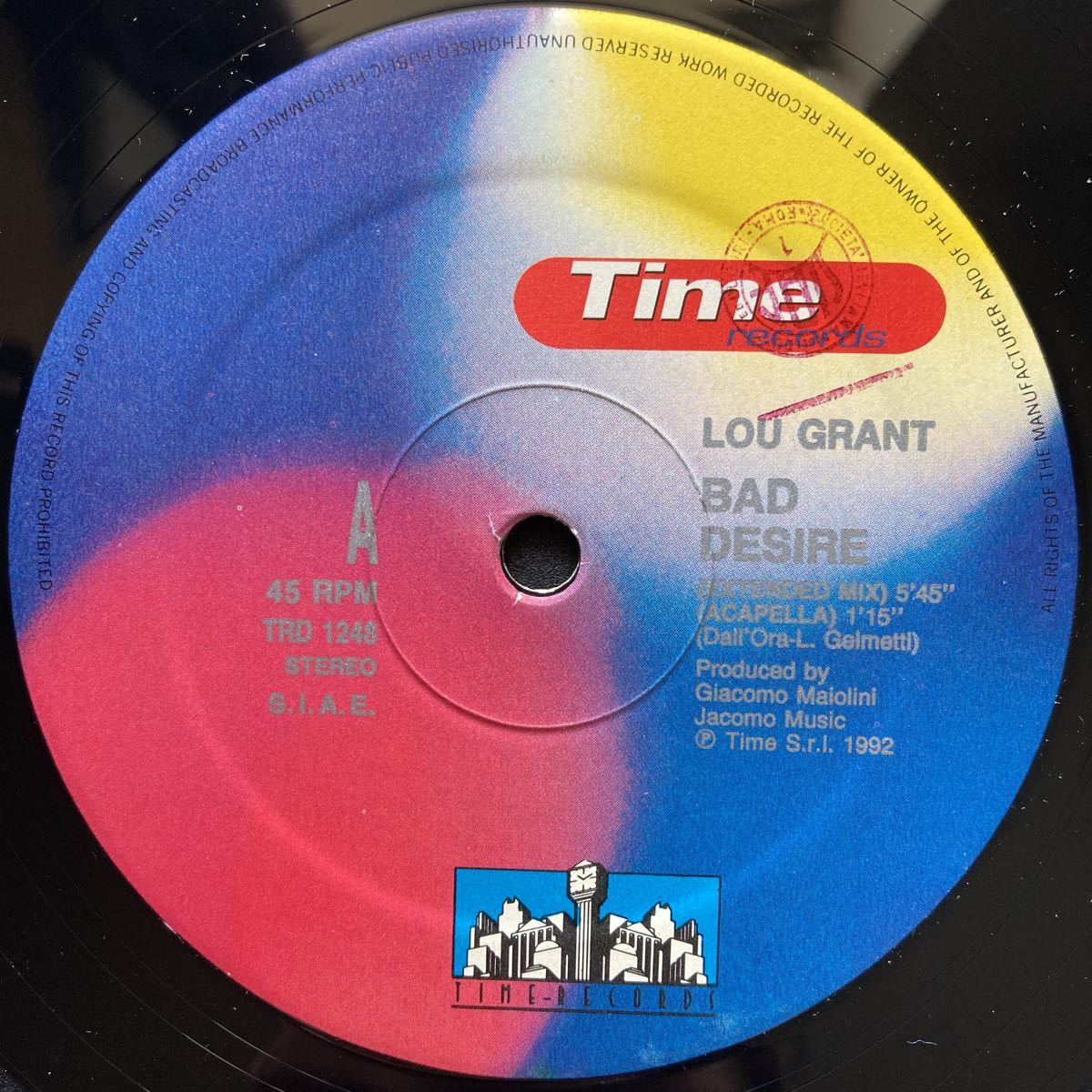 12inch LOU GRANT / BAD DESIRE_画像1