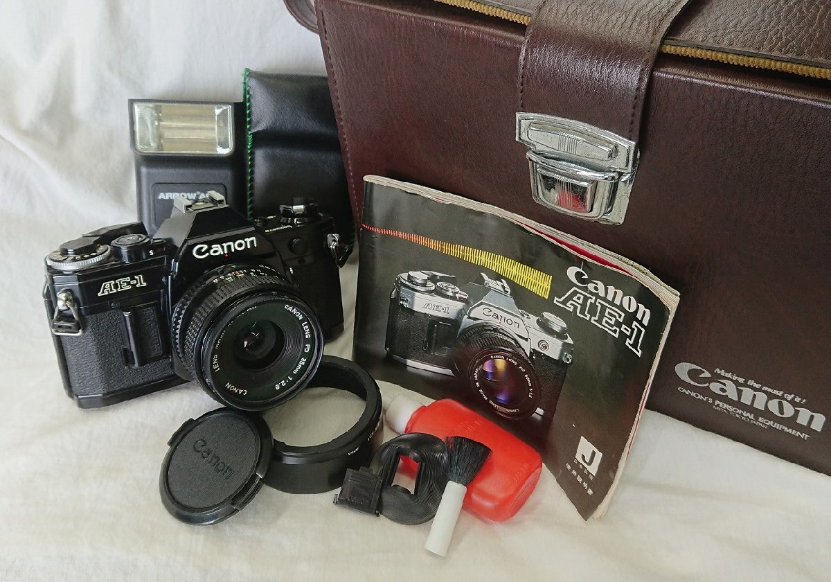 CANON キヤノン AE-1 ブラックボディ 一眼レフ フィルムカメラ