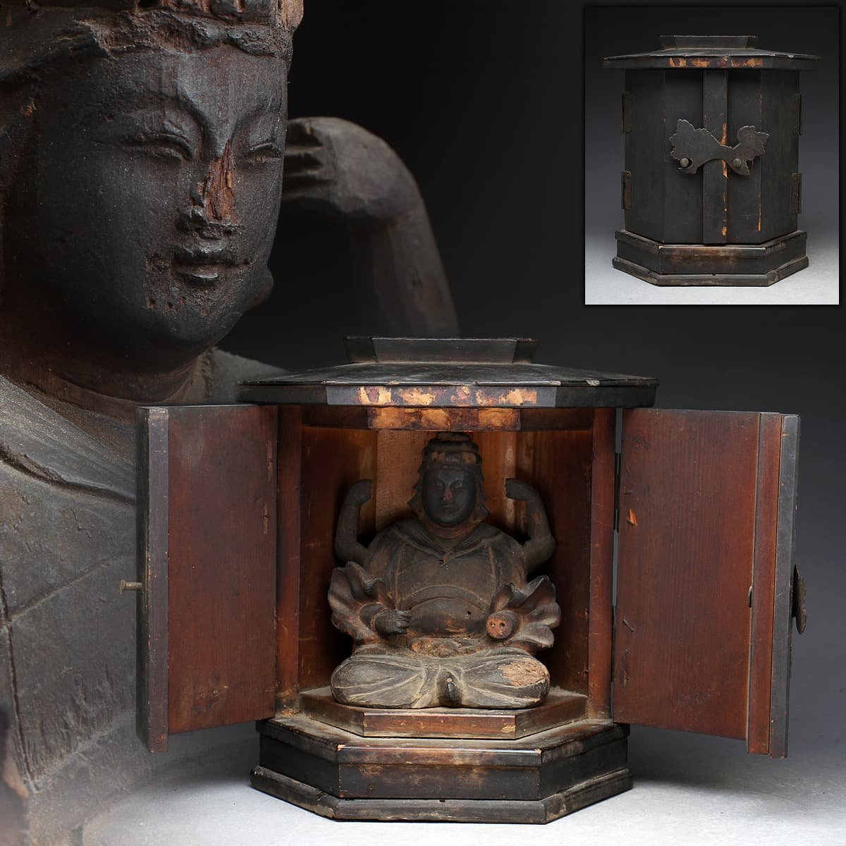 時代物 彩色 寄木造弁財天坐像 仏像 木造彩色弁財天像 木雕彩絵辯才 格安ショッピング 仏像 寄木造弁財天坐像 彩色 時代物 木造彩色弁財天像 七福神 木雕彩絵辯才天女 彫刻/オブジェクト
