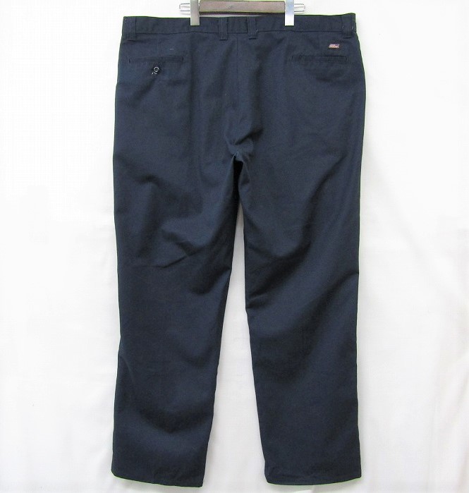 ビッグサイズ W42 L32 Dickies ワーク ペインター チノ パンツ チノパン ネイビー ディッキーズ ニカラグア製 古着 ビンテージ 2S0261_画像3