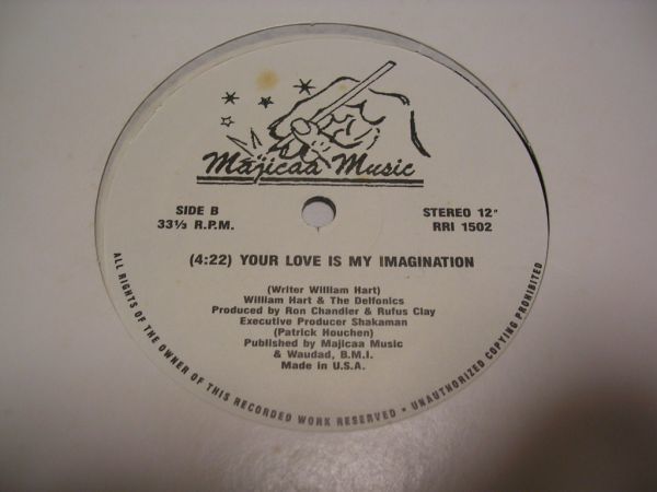 ●SOUL 12inch●WILLIAM HART&DELFONICS / STEP BY STEP / YOUR LOVE IN MY IMAGINATION_画像2