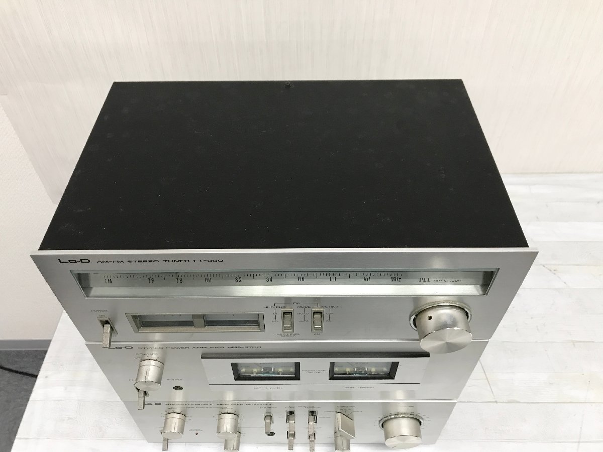 m857 Lo-D ローディ パワーアンプ HMA-3700 / コントロールアンプ HCA