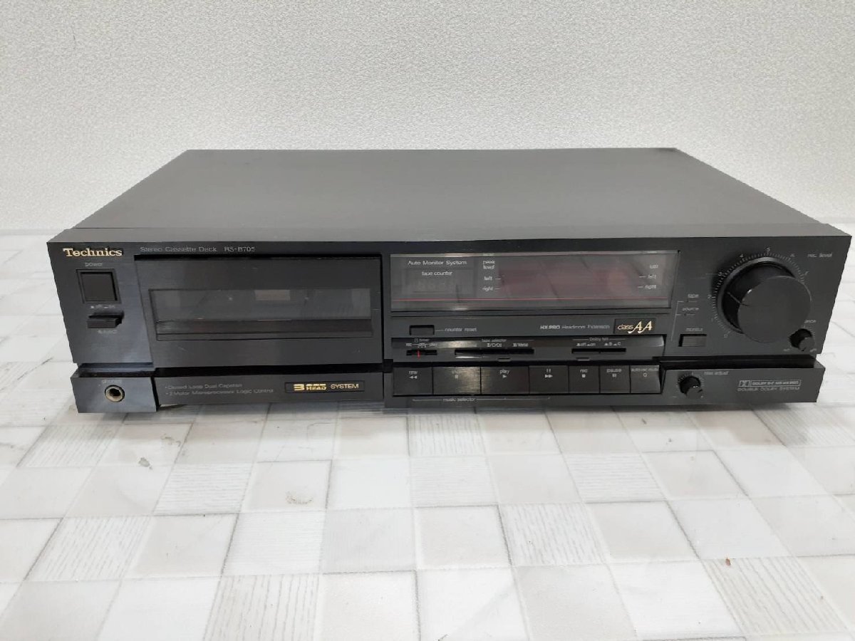 カセットデッキ Technics テクニクス RS-B705 3HEADシステム カセットデッキ Technics テクニクス RS-B705 3HEADシステム