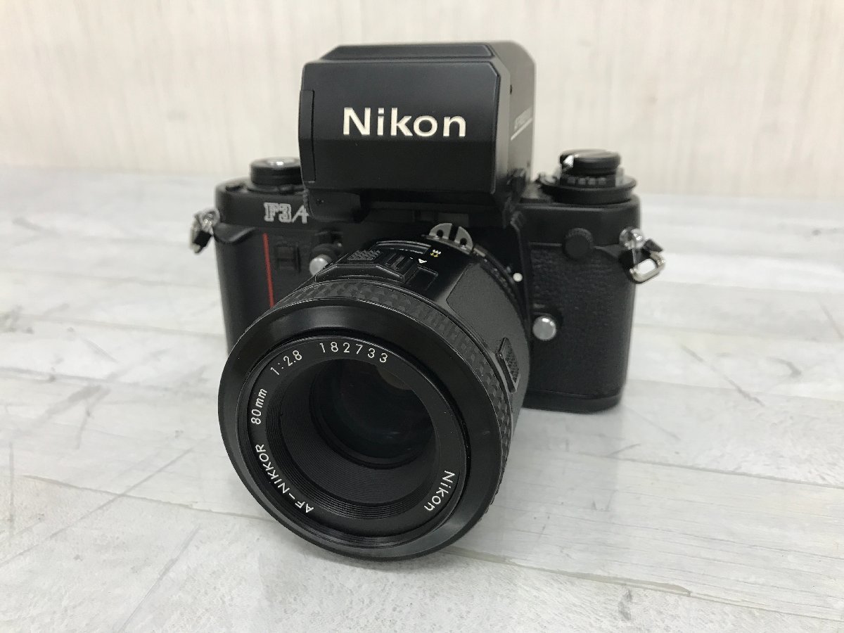 m1145 現状品 Nikon ニコン フィルムカメラ F3AF / AF-NIKKOR 80mm 1