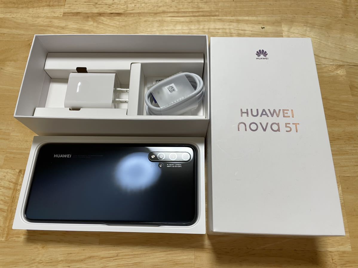 美品】HUAWEI NOVA 5T SIMフリー 付属品未使用 bprsubang.com