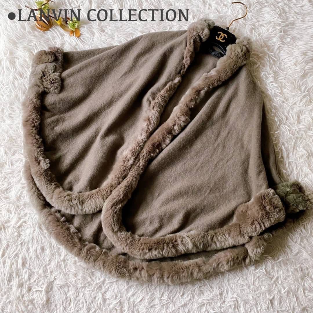 お買い得！】 LANVIN COLLECTION ブラックポンチョ asakusa.sub.jp