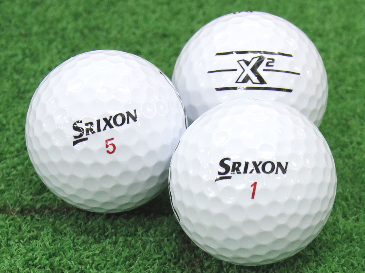 Aランク スリクソン SRIXON X2 ホワイト 2020年モデル 30個 球手箱 ロストボール_画像1
