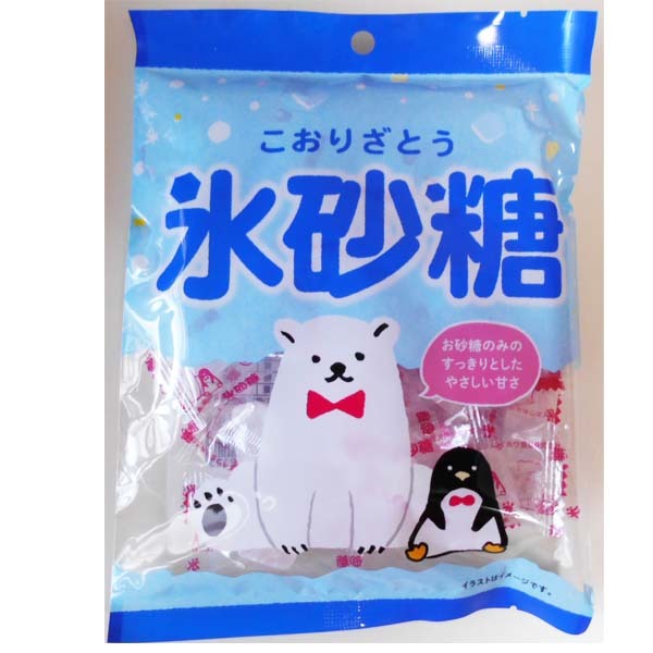 氷砂糖80ｇ（メイホウ食品）べたつかない飴_画像1