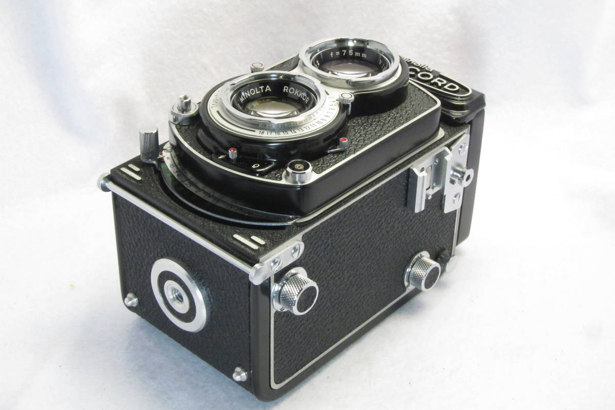 美品 minolta AUTO CORD ROKKOR 1:3.5 75mm | www.sokoloffart.com