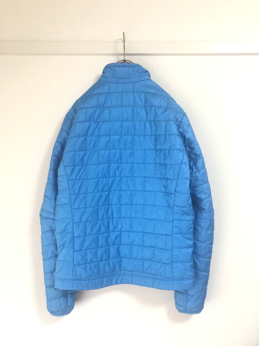 【美品】【レア】patagonia パタゴニア　ナノパフジャケット XSサイズ Ｓサイズ相当 水色　ブルー系_画像2