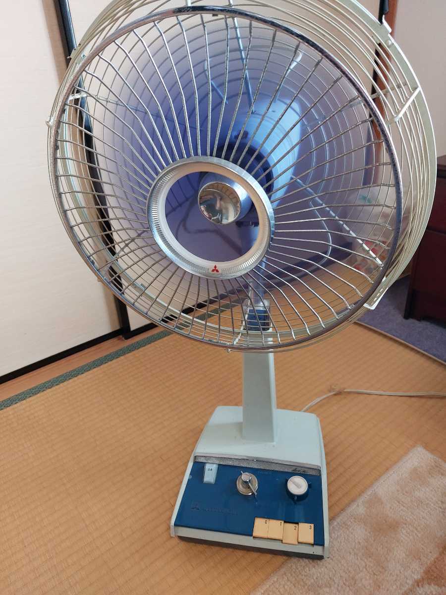 昭和レトロ 三菱 扇風機 D30-LE - 冷暖房/空調