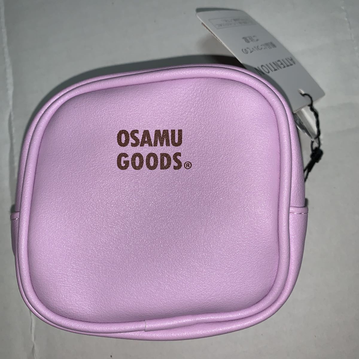 新品　オサムグッズ　スクエアポーチ ラベンダー ドッグ　osamu goods シューラルー限定コラボ_画像2