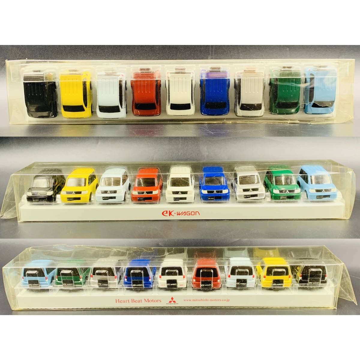 新品 ek-WAGON ミニカーセット 9色 www.browhenna.it