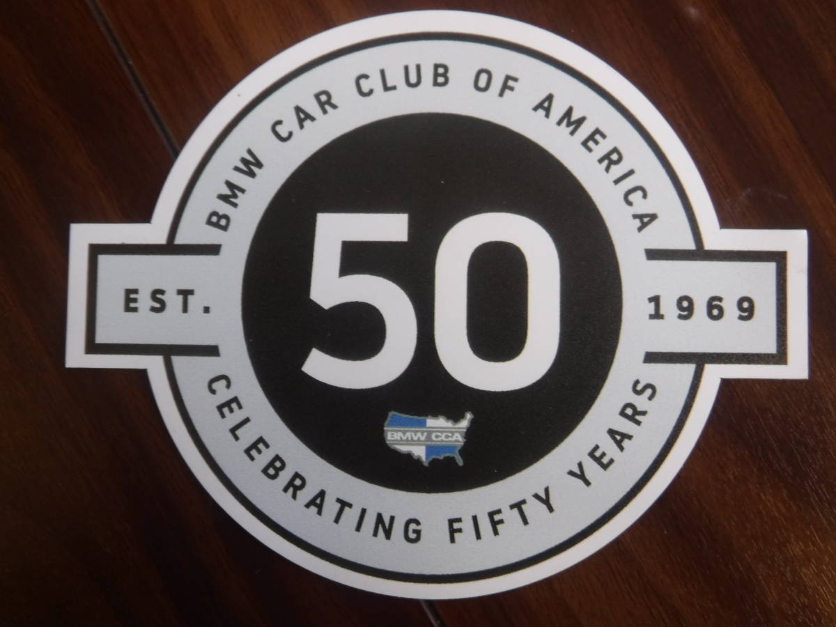 ◆新品U.S.会員限定【 BMW Car Club of America 】輸入 CCA 50周年マグネット限定品◆_画像1