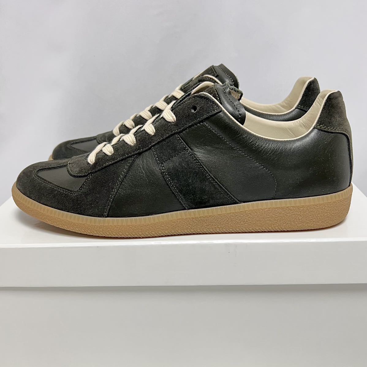 42 27cm 新品 22SS Maison Margiela 22 ジャーマントレーナー ナッパ