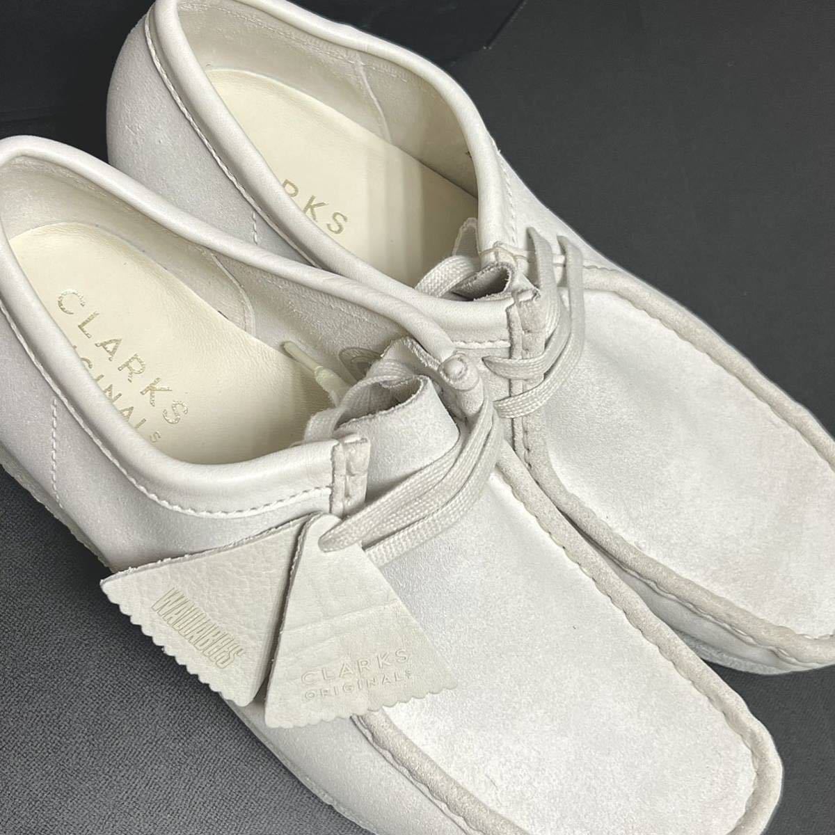 Clarks Originals クラークス WALLABEE ワラビー white suede UK10.5