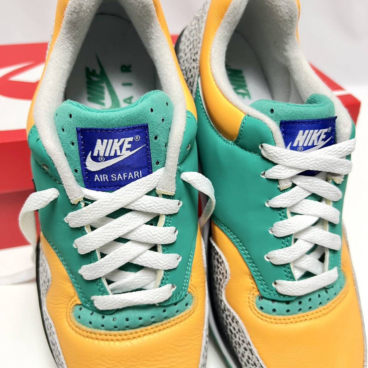 26.5cm 新品 NIKE エア サファリ ナイキ AIR SAFARI エメラルド グリーン オレンジ 黒 エアサファリ 海外 スニーカー US8.5 レア ACG