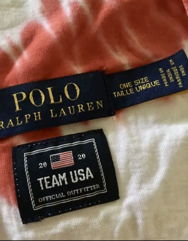 POLO RALPH LAUREN USA オリンピック2020 スカーフ　ポロ　ラルフローレン　Tokyo Olympics/American Team Official 純正 ( 55cmX55cm)_画像6