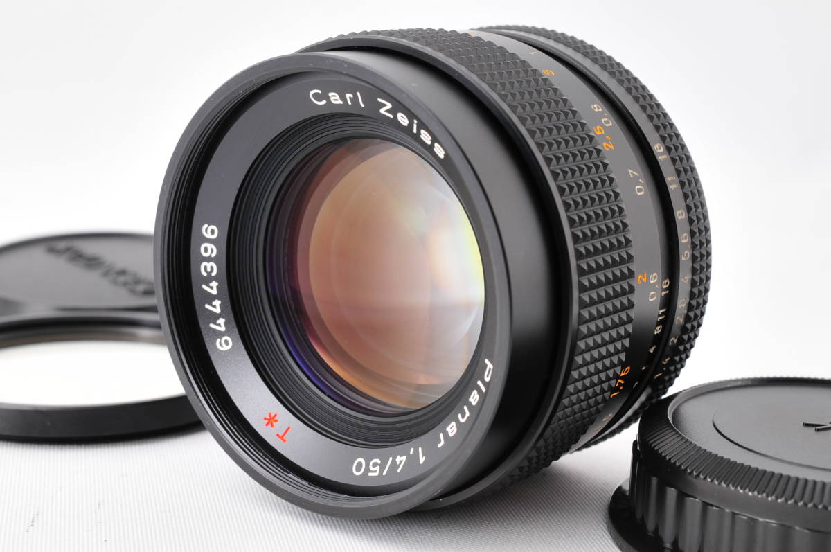 美品】Contax Carl Zeiss Planar T* 50mm f1.4 AEJ Lens CY Mount #37