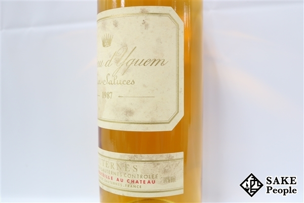 □注目! シャトー・ディケム 1987 750ml 14% 貴腐 フランス