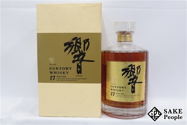 ◇1円～ サントリー 響 17年 ゴールドラベル 750ml 43% 箱付き