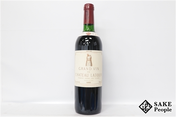 □1円~ シャトー・ラトゥール 1990 750ml 12.5% フランス ボルドー 赤