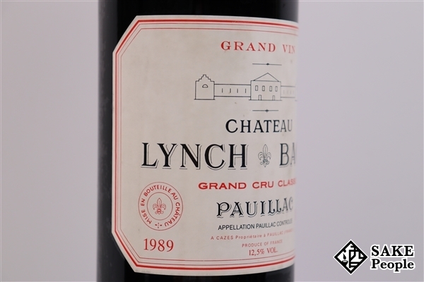 □注目! シャトー・ランシュ・バージュ 1989 750ml 12.5% フランス