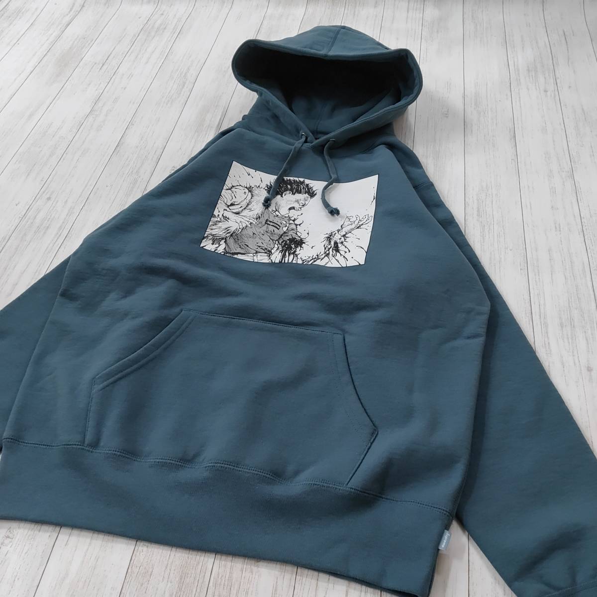 Supreme/シュプリーム/17AW/AKIRA Arm Hooded Sweatshirt/Slate/アキラ