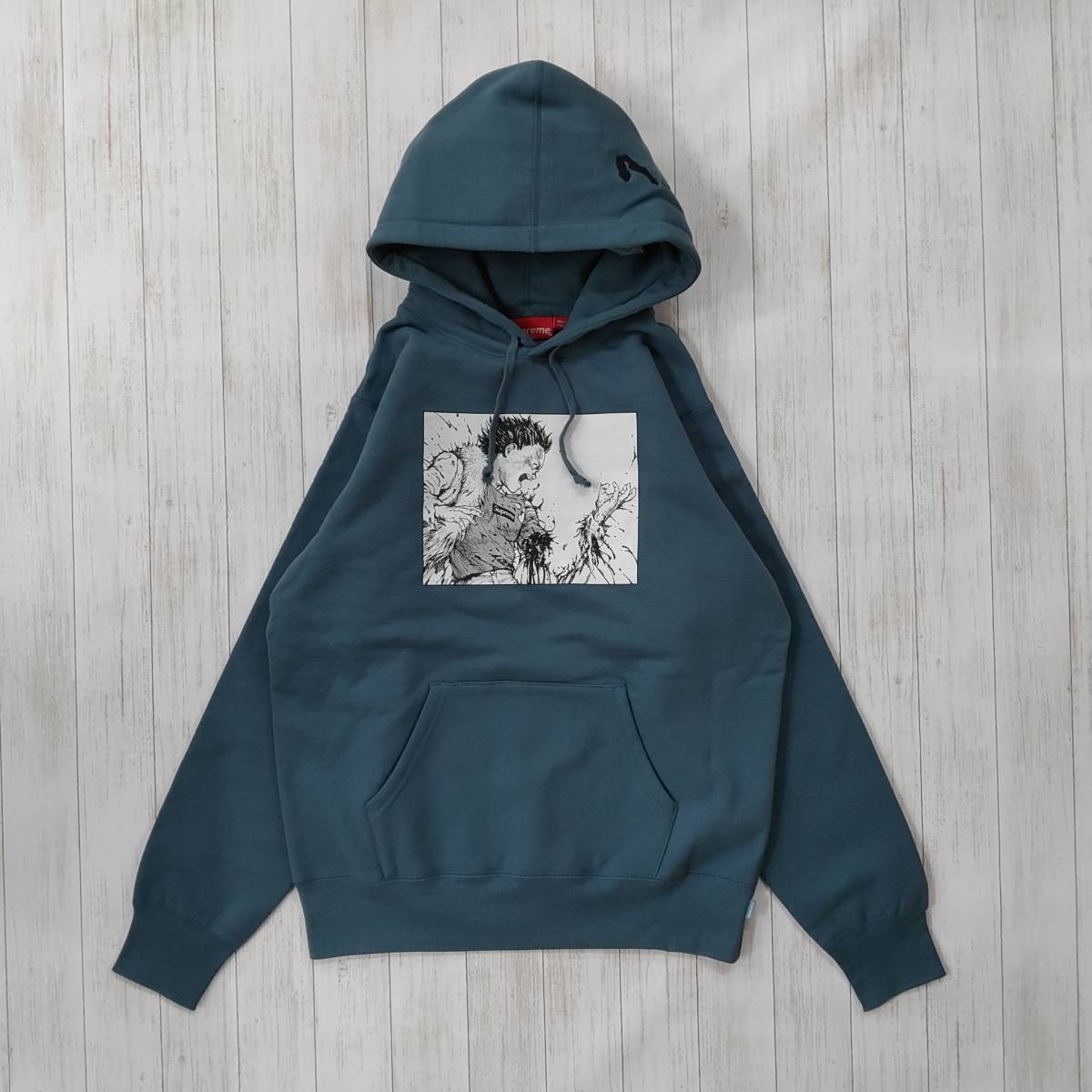 Supreme/シュプリーム/17AW/AKIRA Arm Hooded Sweatshirt/Slate/アキラ