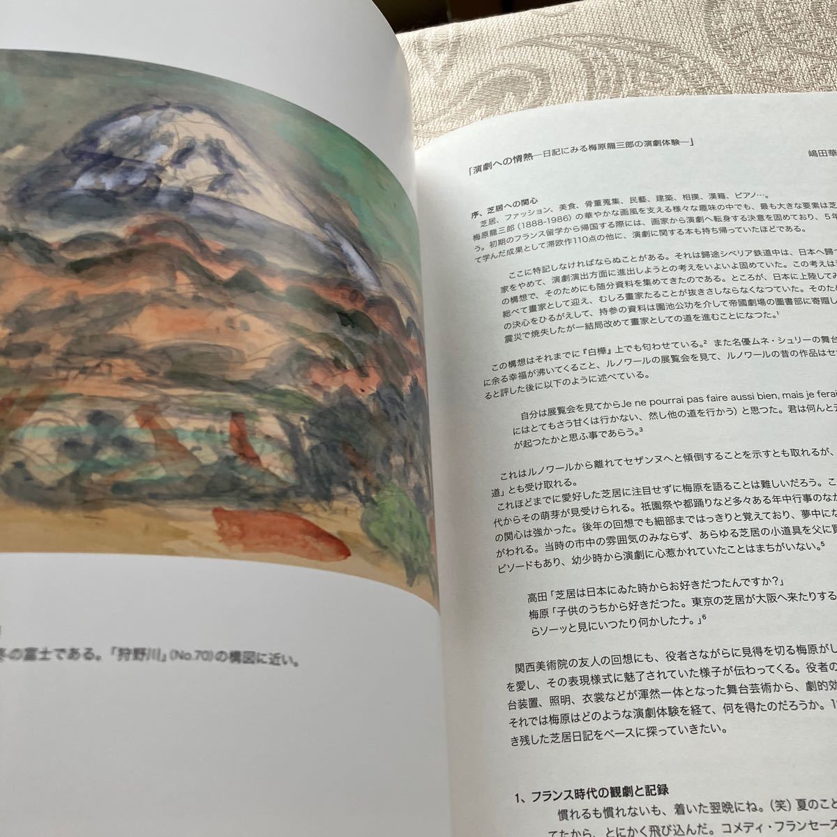 （希少本）梅原龍三郎図録◯佐野美術館◯日本近代美術◯洋画　