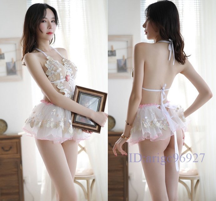 Q570* new goods super sexy .. see-through sexy Ran Jerry baby doll? shorts 2 point set baby doll Night wear miniskirt 