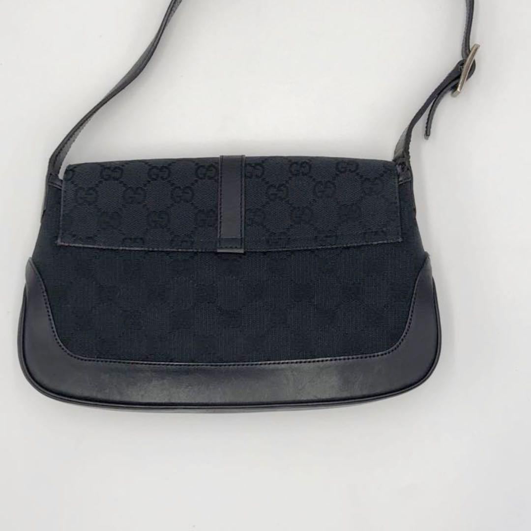 1円【極上品/希少】グッチ GUCCI ジャッキー GG柄 ミニ フラップ