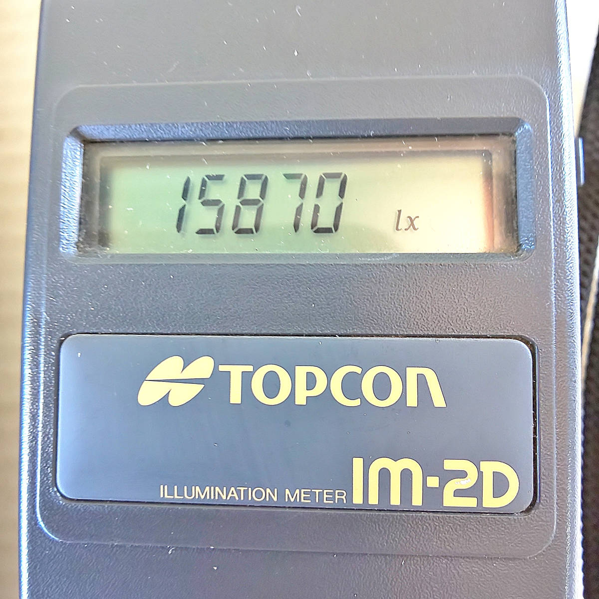 ③TOPCON トプコン IM-2D ILLUMINATION METER デジタル照度計 ケース付き_画像2