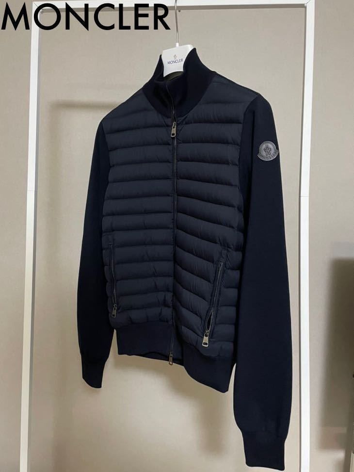 モンクレール☆MONCLER☆ハイブリッドニットダウン☆メンズS☆超美品