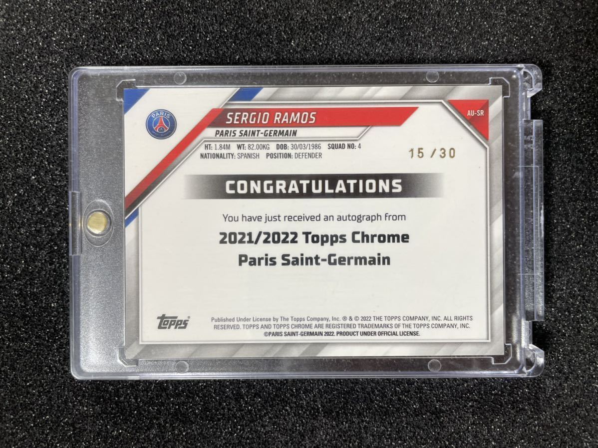 Yahoo!オークション - Topps Chrome PSG セルヒオ・ラモス Yahoo!オークション - Topps Chrome PSG セルヒオ・ラモス