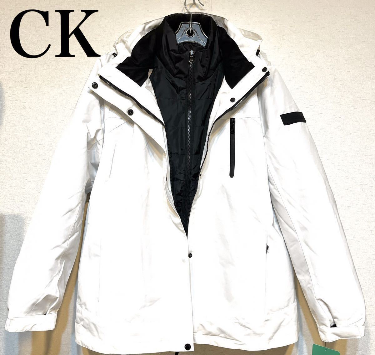 新品 3in1 CKカルバン クライン Calvin Klein フーディ パデッド