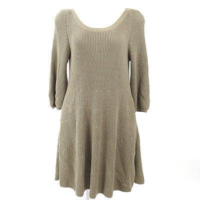 フォクシー FOXEY グレージュ ニット ワンピース 38 smkn1geger.sch.id