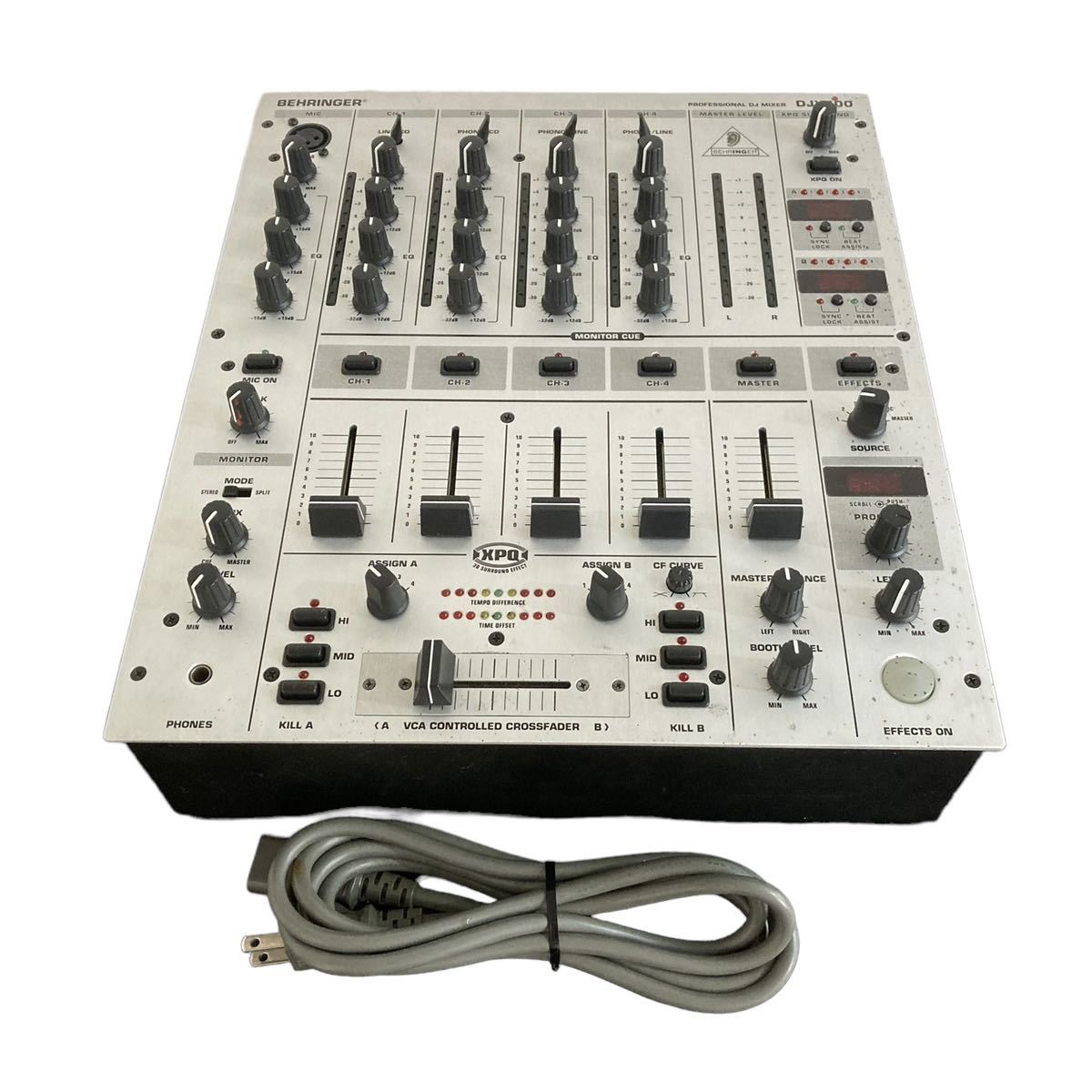 逸品 BEHRINGER DJX700 4チャンネル DJ ミキサー ベリンガー 高音質