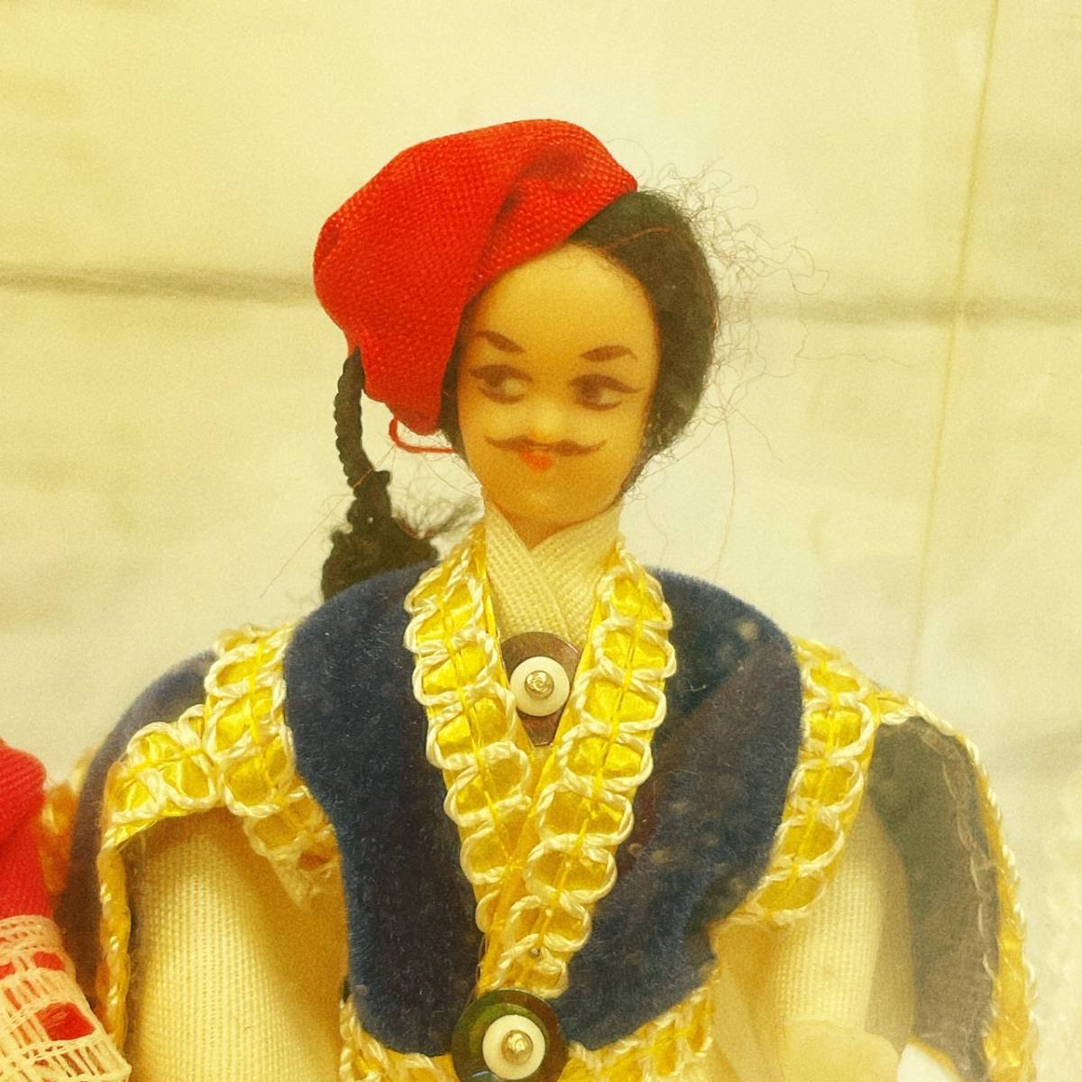 ギリシャ 人形 ドール 男女ペア 民族衣装 コレクション ヴィンテージ 【5920_画像3
