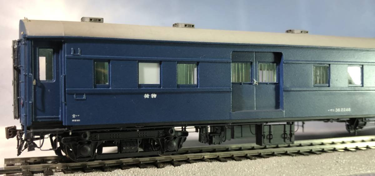 1/80 HO 13mm マニ362248金トヤ レイジージャックオハ35鋼製屋根キット改造組立品 8