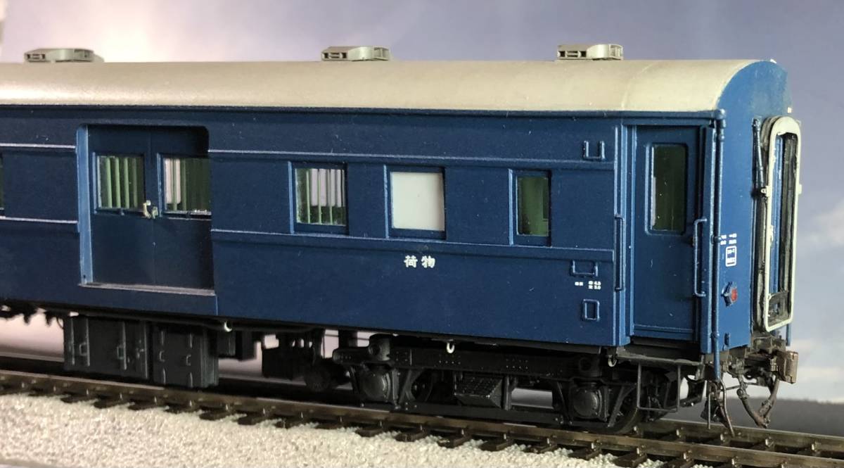 1/80 HO 13mm マニ362248金トヤ レイジージャックオハ35鋼製屋根キット改造組立品 10