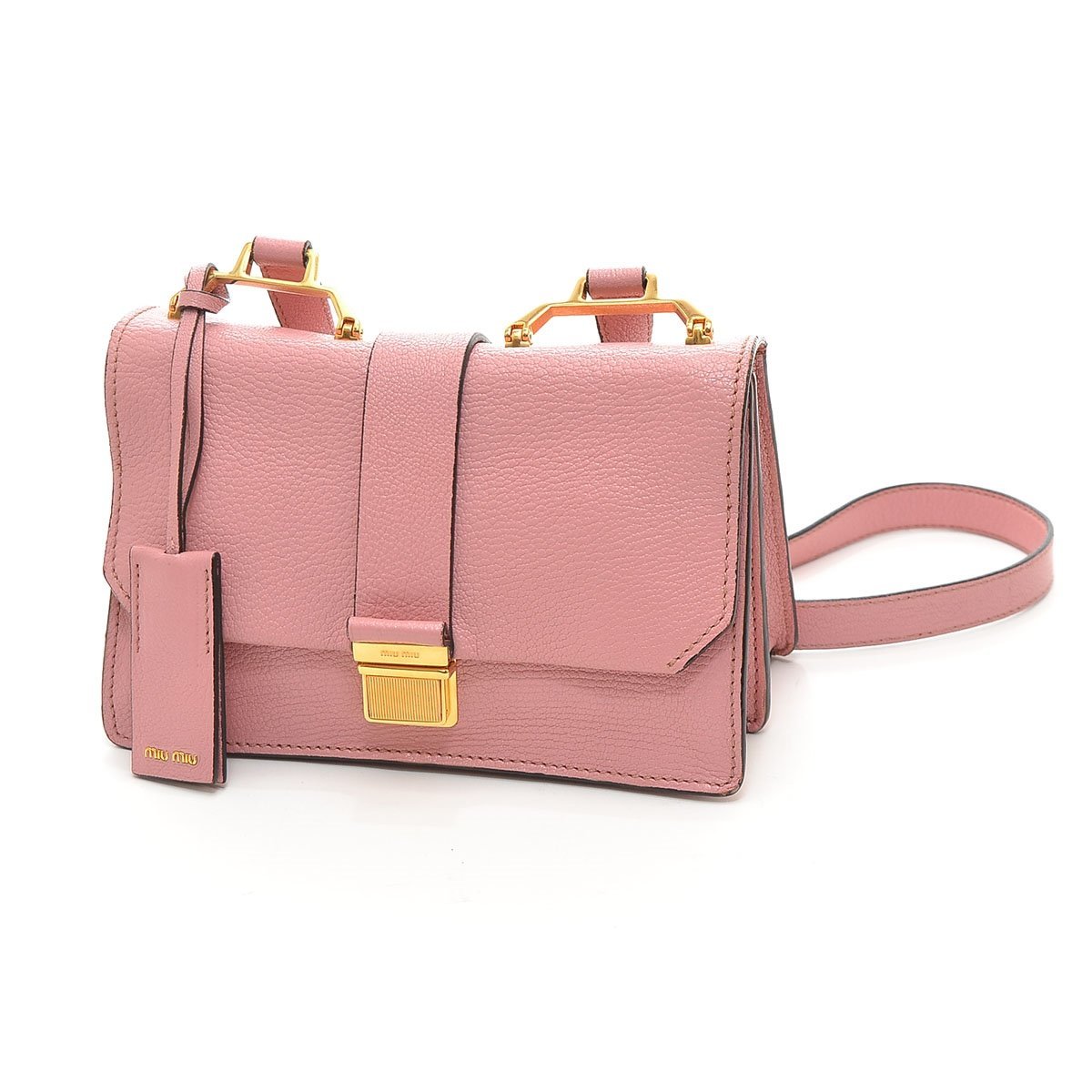 大人気新品 ポシェット ミュウミュウ miumiu □393662 ショルダー