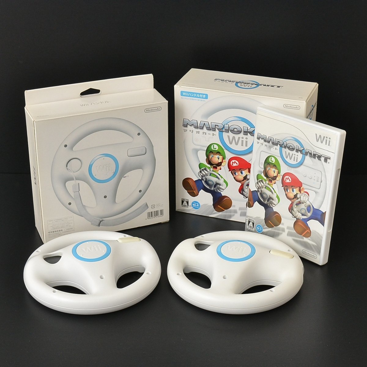435387 Nintendo マリオカートWii ハンドル2個セット ニンテンドー 任天堂